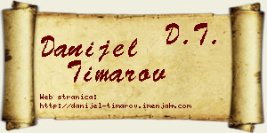 Danijel Timarov vizit kartica